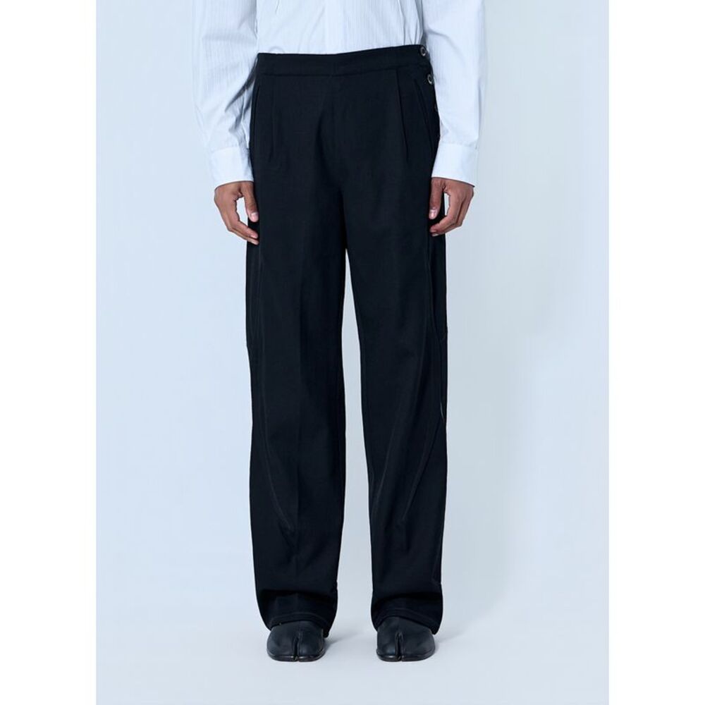Kiko Kostadinov Men High-Waisted Pleated Trousers